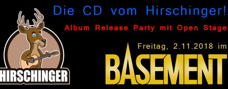 CD-Release-Party am 2.11.2018 – Basement/Großmehring